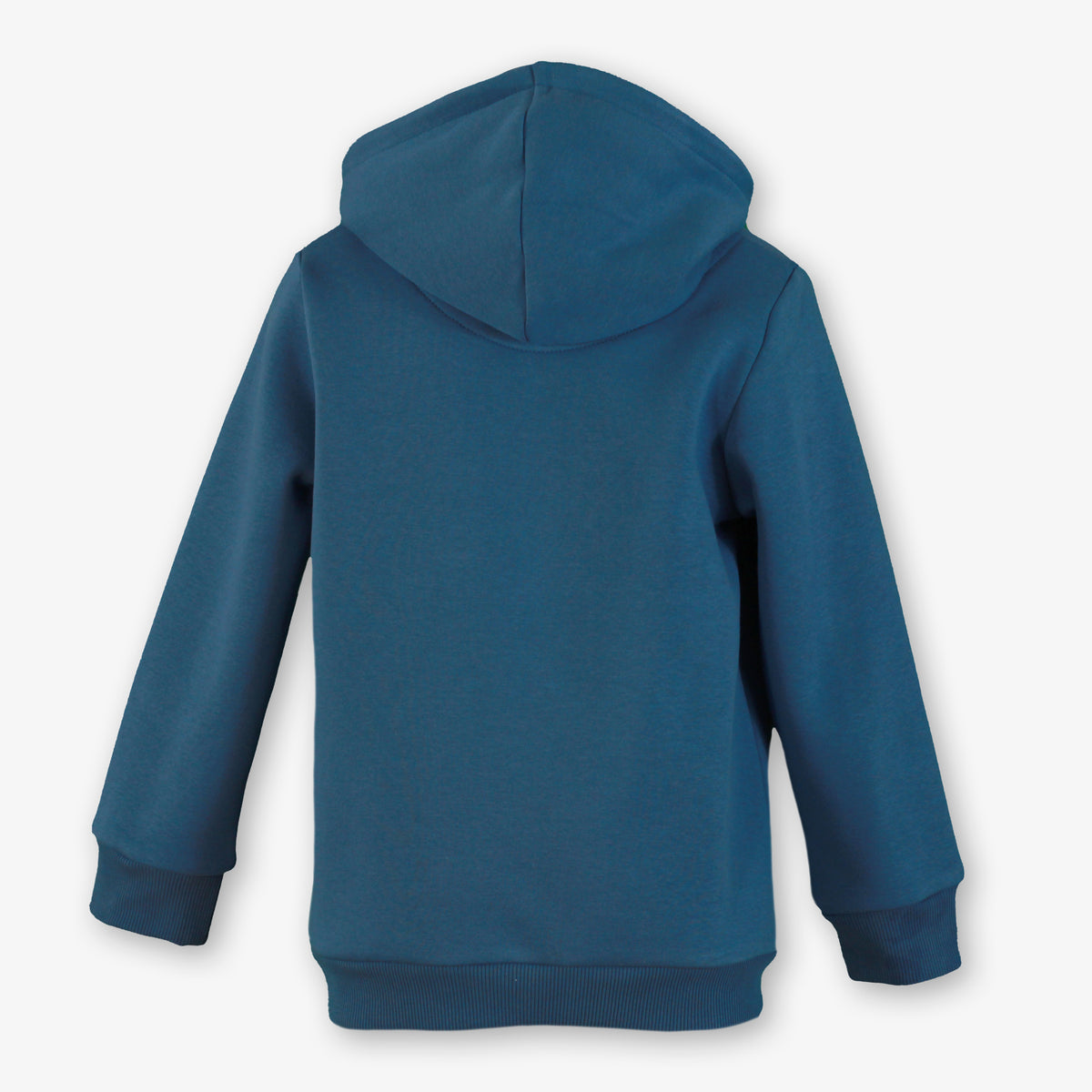 Teal Varsity Hoodie with Chenille Patch for Boys