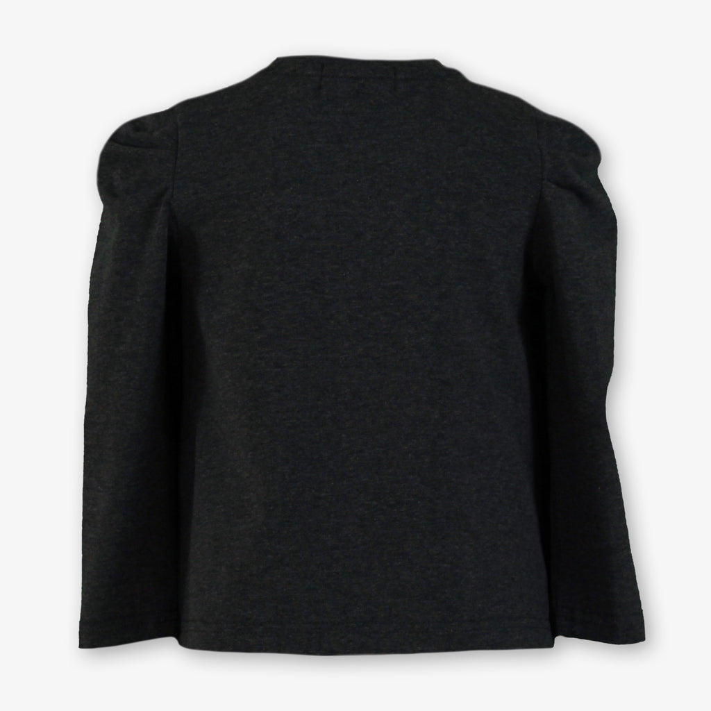 Charcoal Gold Foil LOVE Long-Sleeve Tee for Girls