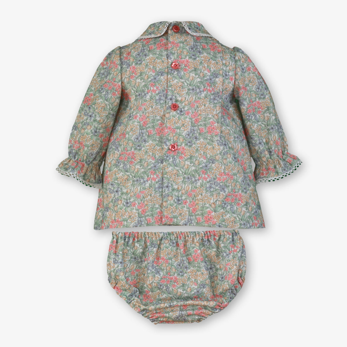 Liberty Floral Print Dress & Bloomer Set