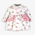 Winter Village Print Dress